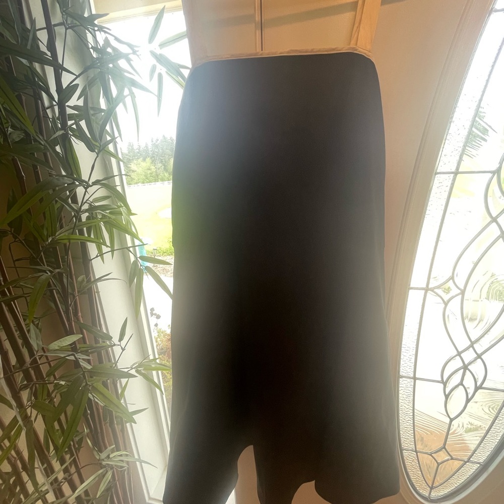 Studio 1940 Black Midi dress with taffeta underskirt for evening events